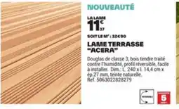 Brico Dépôt Lame terrasse acera offre