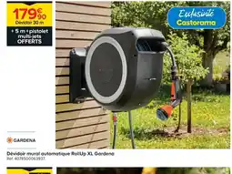Castorama GARDENA Dévidoir mural automatique Roll Up XL Gardena offre