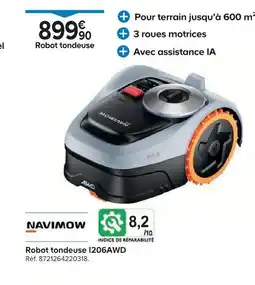 Castorama NAVIMOW Robot tondeuse 1206AWD offre