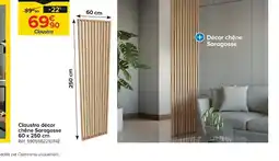 Castorama Claustra décor chêne Saragosse offre