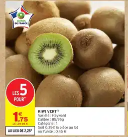 Intermarché Express Kiwi vert offre