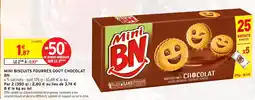 Intermarché Express BN Mini biscuits fourrés goût chocolat offre