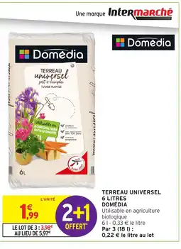 Intermarché Express DOMÉDIA Terreau universel offre