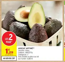 Intermarché Contact Avocat affiné offre