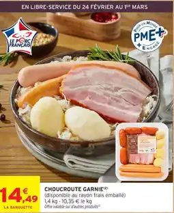 Intermarché Contact Choucroute garnie offre