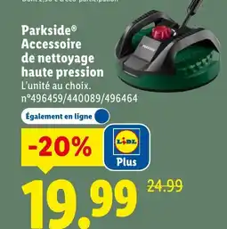 Lidl PARKSIDE Accessoire de nettoyage haute pression offre