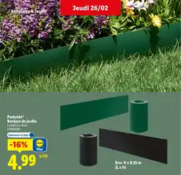 Lidl PARKSIDE Bordure de jardin offre