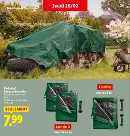 Lidl PARKSIDE Bâche universelle offre