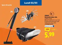 Lidl CRIVIT Accessoire pour vélo offre
