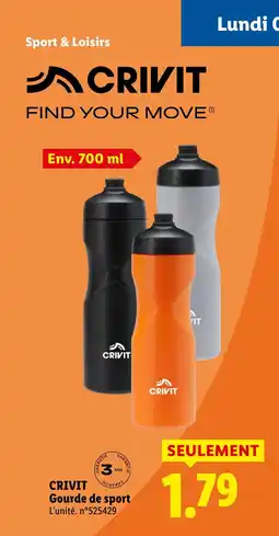 Lidl CRIVIT Gourde de sport offre