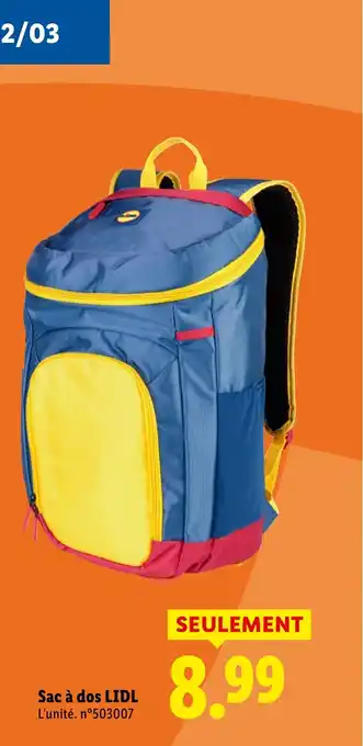 LIDL Sac à dos