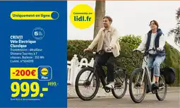 Lidl CRIVIT Vélo Électrique Classique offre