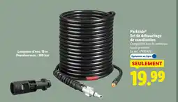 Lidl PARKSIDE Set de débouchage de canalisation offre