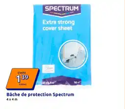 Action SPECTRUM Bâche de protection offre