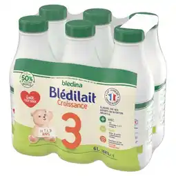 Carrefour Blédina lait croissance 3 blédilait offre