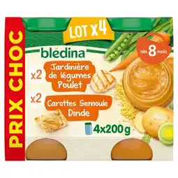 Carrefour Blédina pots salés bébé prix choc offre