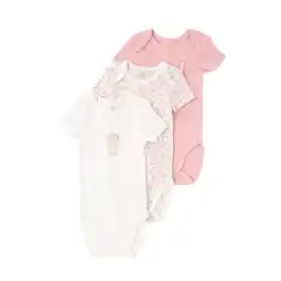 Carrefour Tex baby bodies manches courtes offre