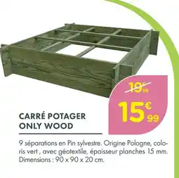 Point Vert Carré potager only wood offre