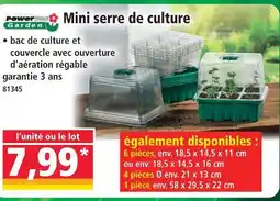 Norma Powerfix garden mini serre de culture offre