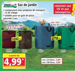 Norma Sac de jardin offre