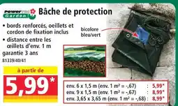 Norma Powerfix garden bâche de protection offre