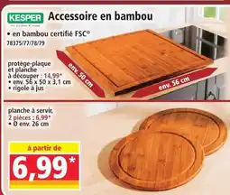 Norma Kesper accessoire en bambou offre