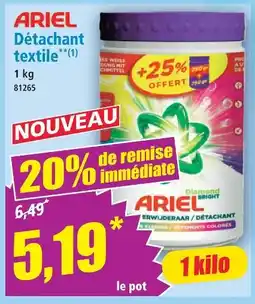 Norma Ariel détachant textile**(1) offre