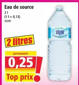 Norma Valon eau de source offre