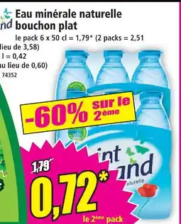 Norma Eau minérale naturelle bouchon plat offre