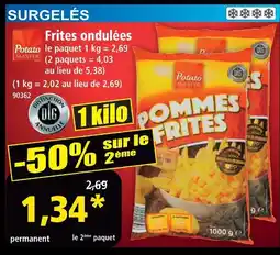 Norma Potato master frites ondulées offre