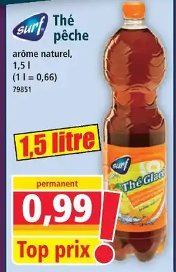 Norma Surf thé pêche offre