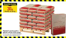 Castorama Mortier neutre prêt à gâcher 30 kg multi-usage offre