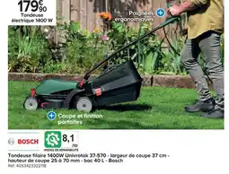 Castorama Bosch tondeuse filaire 1400w offre