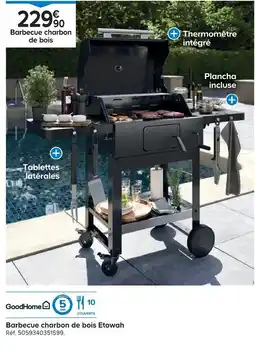 Castorama Goodhome barbecue charbon de bois etowah offre