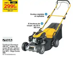 Castorama Stiga tondeuse thermique 139 cm³ offre