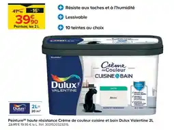 Castorama Dulux valentine crème de couleur cuisine & bain offre