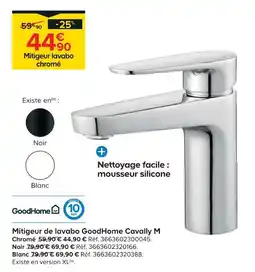 Castorama Goodhome mitigeur lavabo cavally m offre