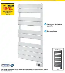 Castorama Delonghi sèche-serviettes électrique à inertie fluide marquis blanc 500 w offre