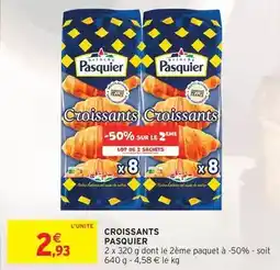 Intermarché Pasquier - croissants offre