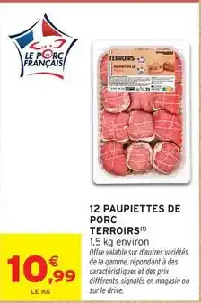 Intermarché Signal - 12 paupiettes de porc offre