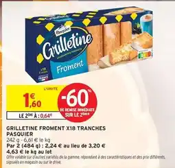 Intermarché Pasquier - grilletine offre