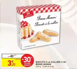 Intermarché Bonne maman - biscuits à la cuillère x 30 offre