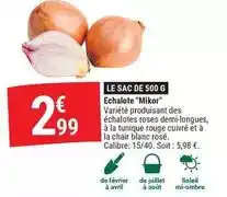 Gamm vert Avril - le sac de 500 g offre