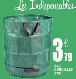 E.Leclerc Sac à feuilles 270l offre