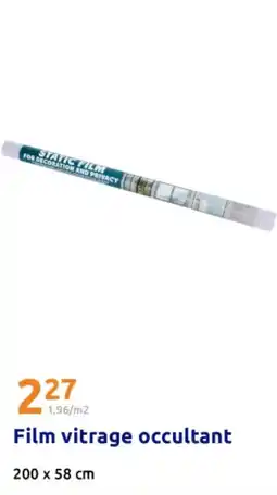 Action Film vitrage occultant offre