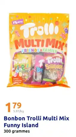 Action TROLLI Bonbon Multi Mix Funny Island offre