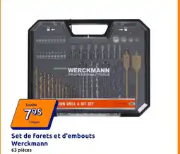 Action WERCKMANN Set de forets et d'embouts offre