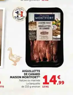 Super U MAISON MONTFORT Aiguillette de canard offre