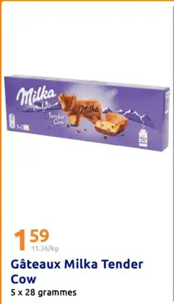 Action MILKA Gâteaux Tender Cow offre