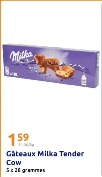 Action MILKA Gâteaux Tender Cow offre